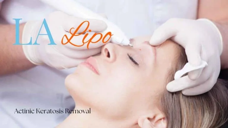 Woman receiving Actinic Keratosis Removal Treatment Arundel