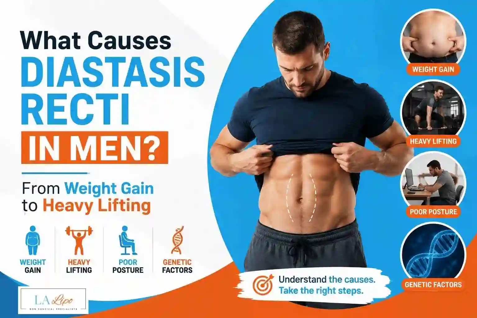 What Causes Diastasis Recti in Men? From Weight Gain to Heavy Lifting Arundel